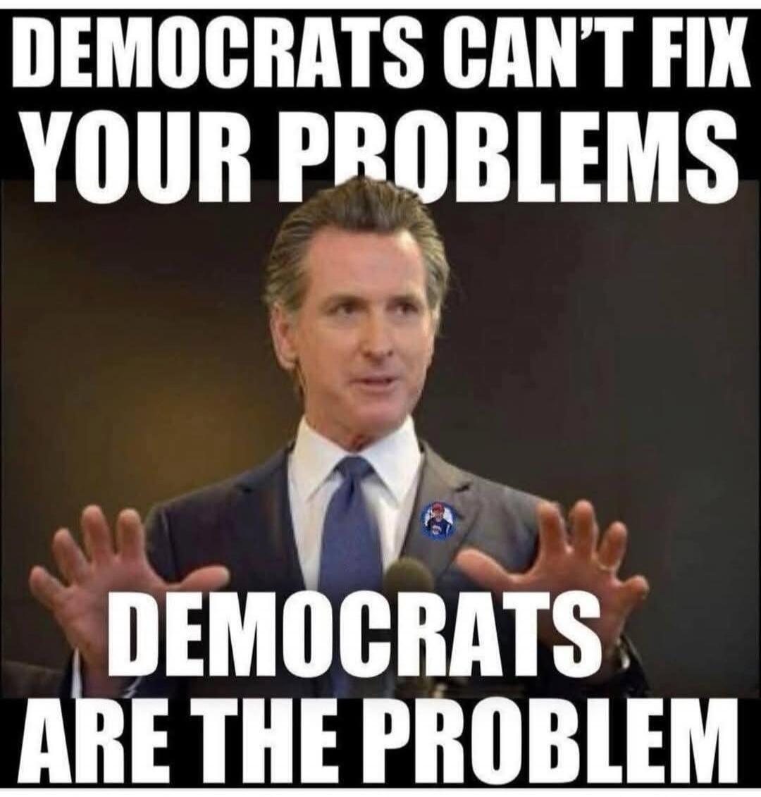 DEMOCRATS CAN'T FIX YOUR PROBLEMS DEMOCRATS ARE THE PROBLEM