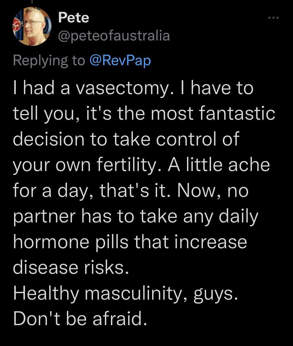R Pete fi ECIEIC IS EIE RETaT R o NCU Y To WeP To RERVEISToa o 00 YA M e F YCR o tell you its the most fantastic oSTeiISieaR Ve R Y N elelage Noi your own fertility A little ache ol gr Ko F YAR a Y a1 ol oA o Yo CEUEIE RO R L CR T A 11V hormone pills that increase disease risks Healthy masculinity guys Dont be afraid