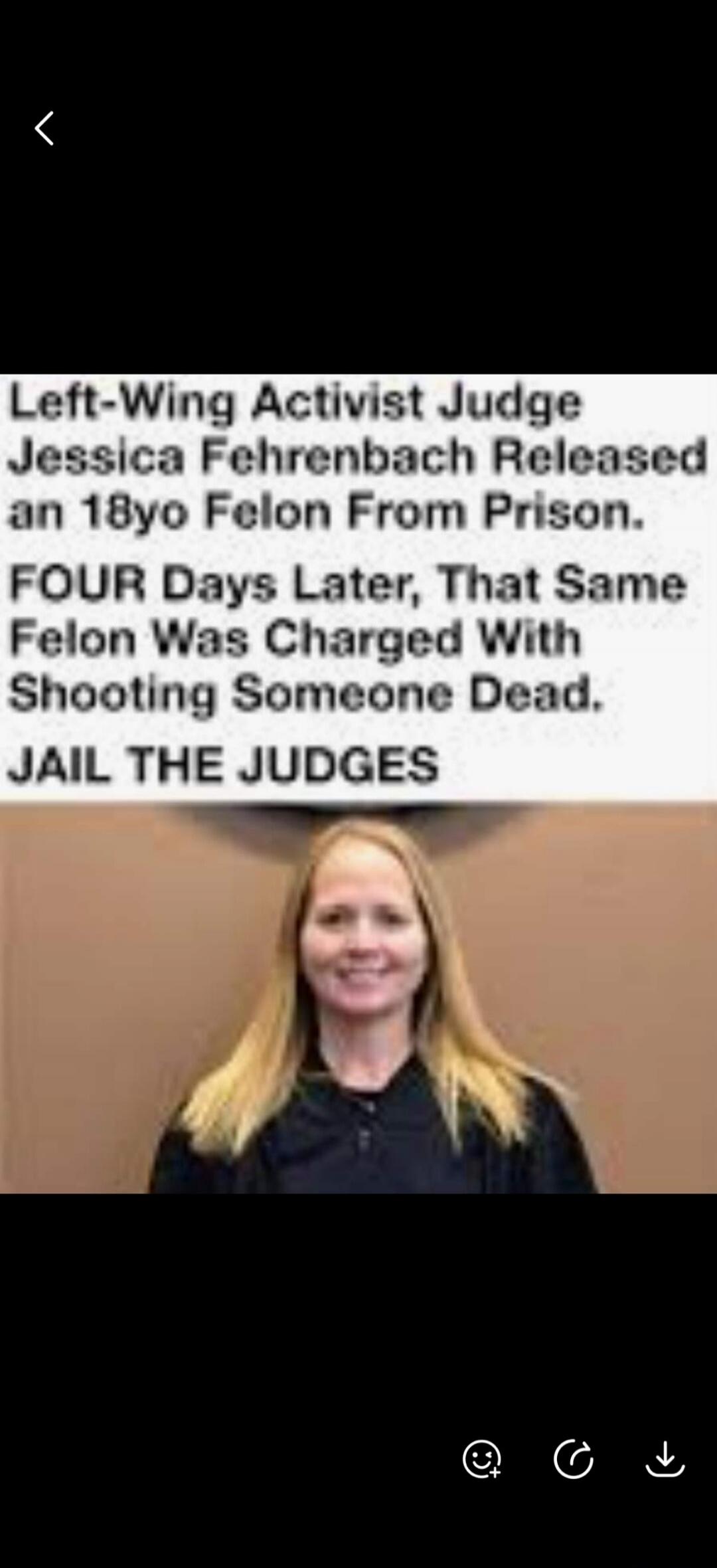 Left-Wing Activist Judge Jessica Fehrenbach Released an 18yo Felon From Prison. FOUR Days Later, That Same Felon Was Charged With Shooting Someone Dead. JAIL THE JUDGES
