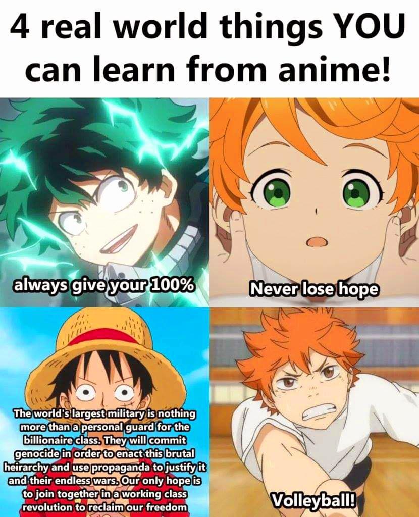 4 real world things YOU can learn from anime The world slargestmilitaryis nothing Y han apersonal guard for the