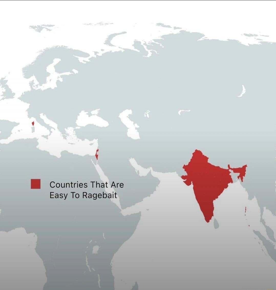 Countries That Are Easy To Ragebait