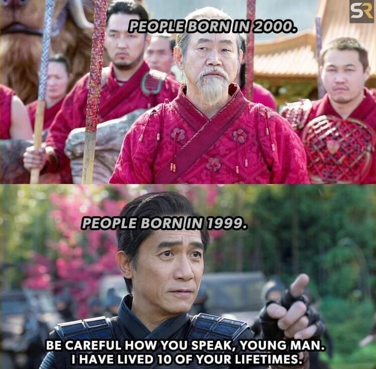 G HEEE D BE CAREFUL HOW YOU SPEAK YOUNG MAN 1 HAVE LIVED 10 OF YOUR LIFETIMES 4