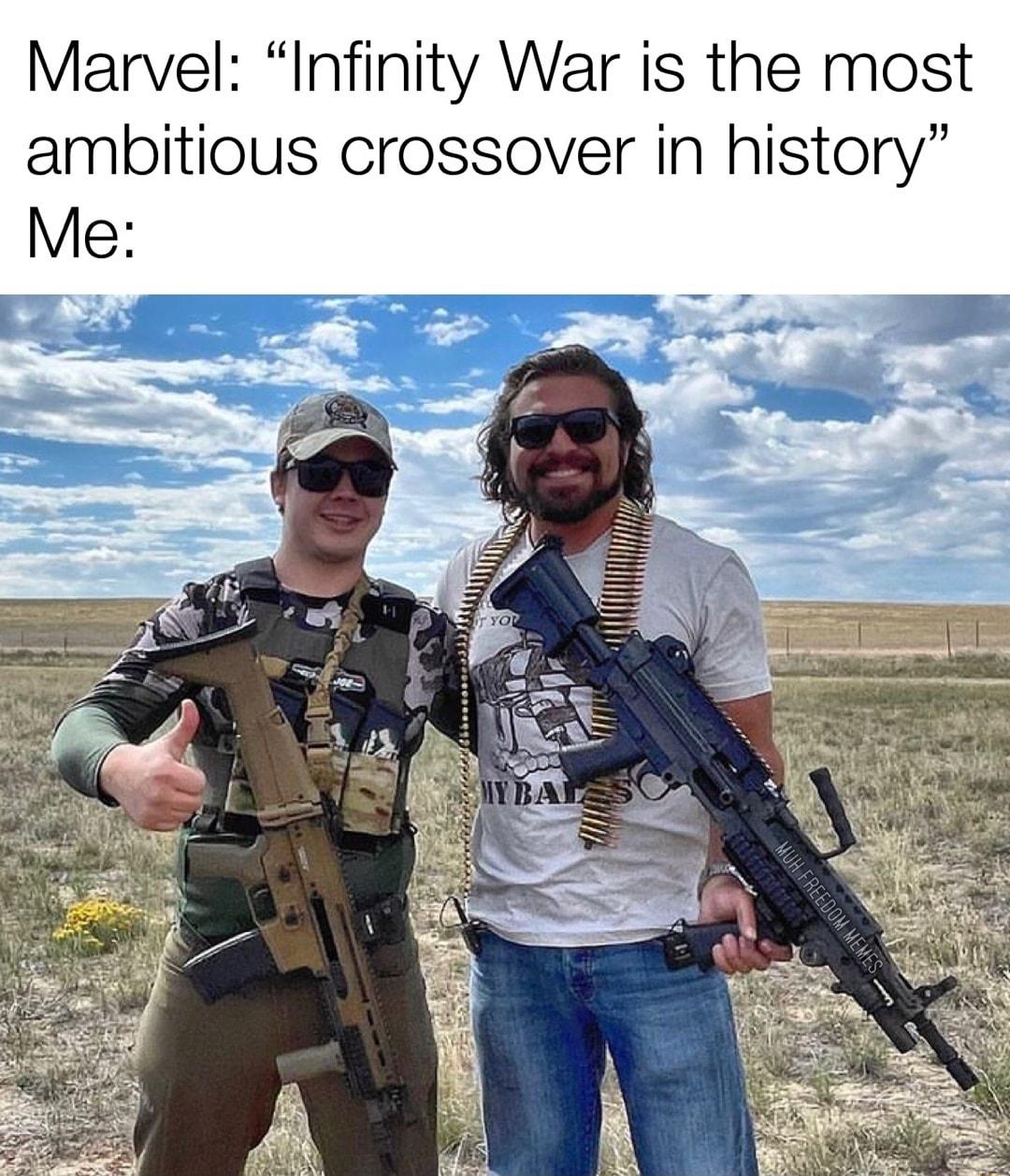 Marvel Infinity War is the most ambitious crossover in history Me L T e