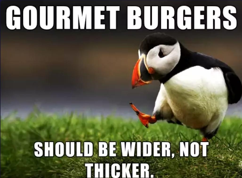 GOURMET BURGERS SHOULD B i H1