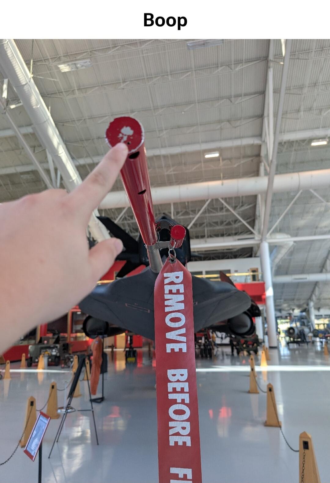 Boop. Remove Before Flight.