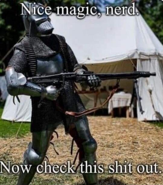 Nice magic, nerd. Now check this shit out.