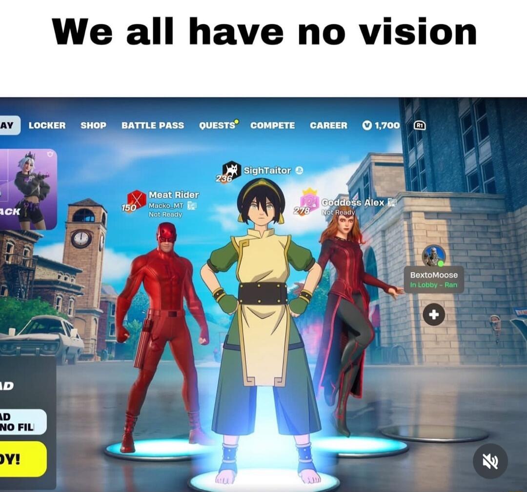 We all have no vision