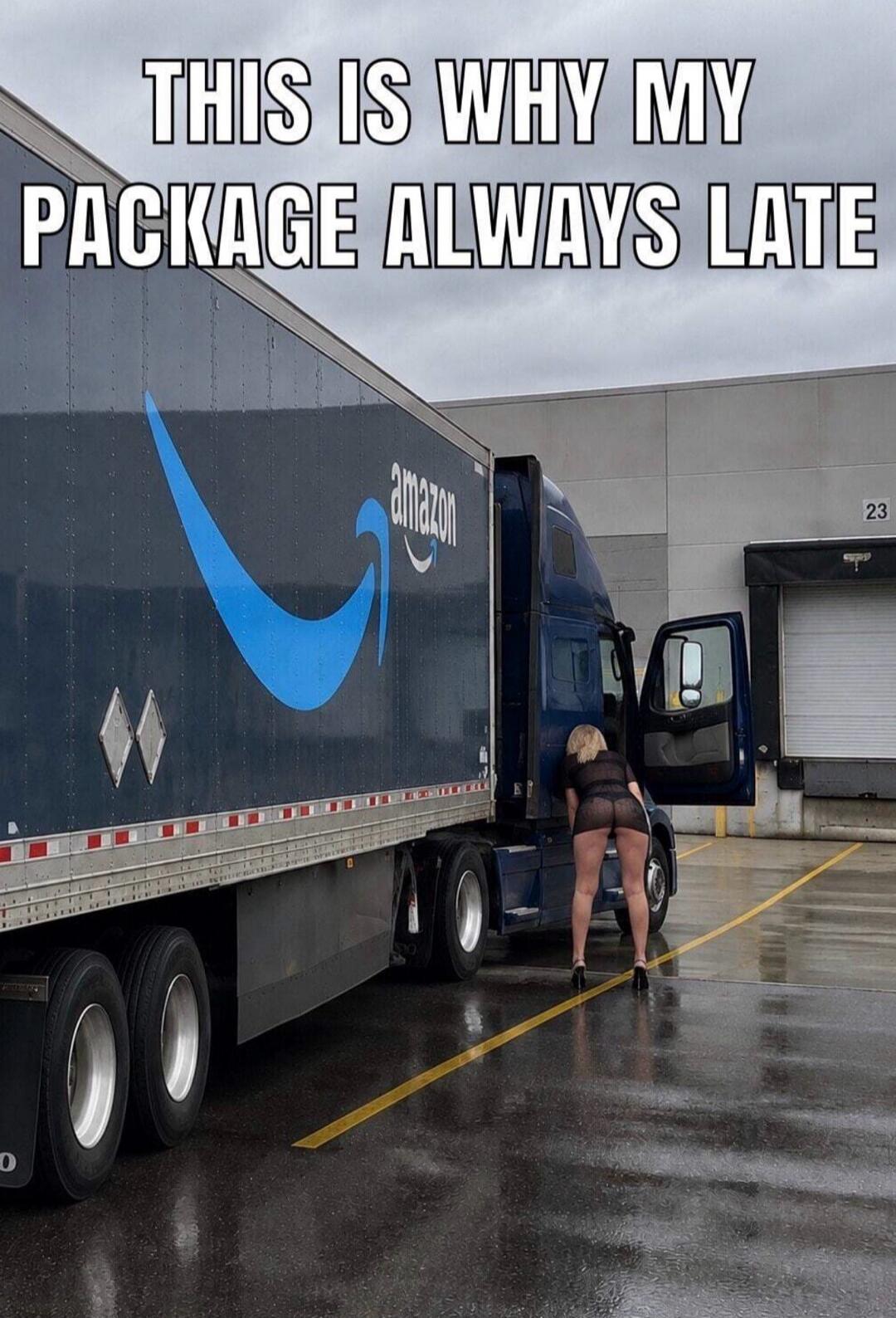 THIS IS WHY MY PACKAGE ALWAYS LATE