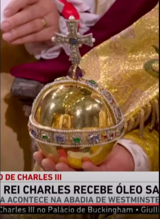 DE CHARLES Il REI CHARLES RECEBE OLEO SA ACONTECE NA ABADIA DE WESTMINSTH harles Il no Palacio de Buckingham Giull
