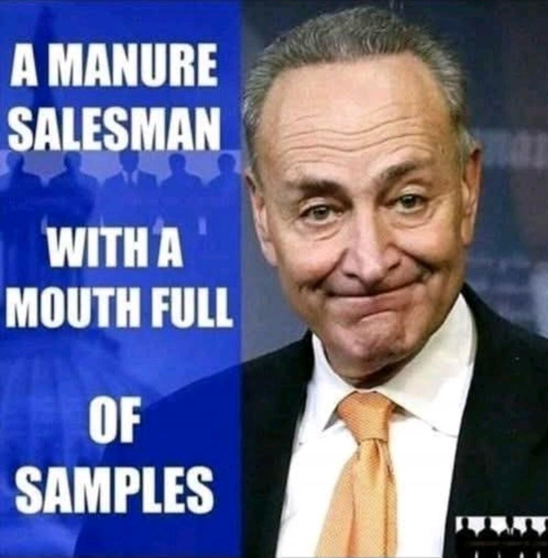 A MANURE SALESMAN WITH A MOUTH FULL OF SAMPLES