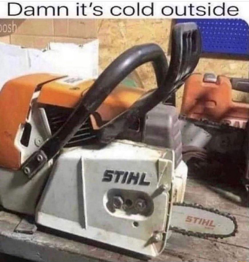 Damn its cold outside T