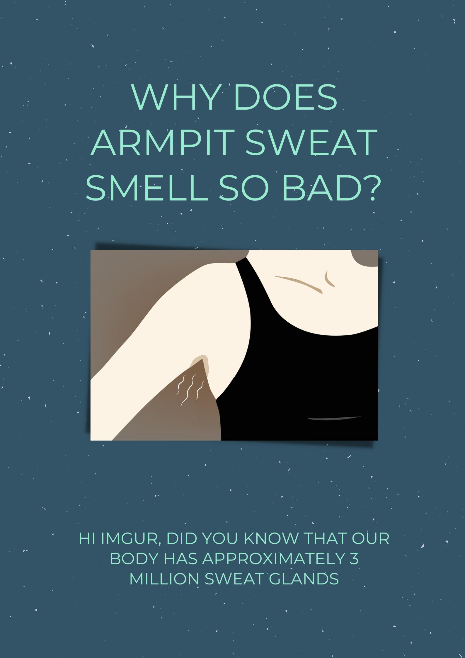 WHYDOES ARMPIT SWEAT SMELL SO BAD 7y HI IMGUR DID YOU KNOWTHATOUR IDM A o VNSWANRIE 2O VAN R A VIINRIGINESVI N e W DI S