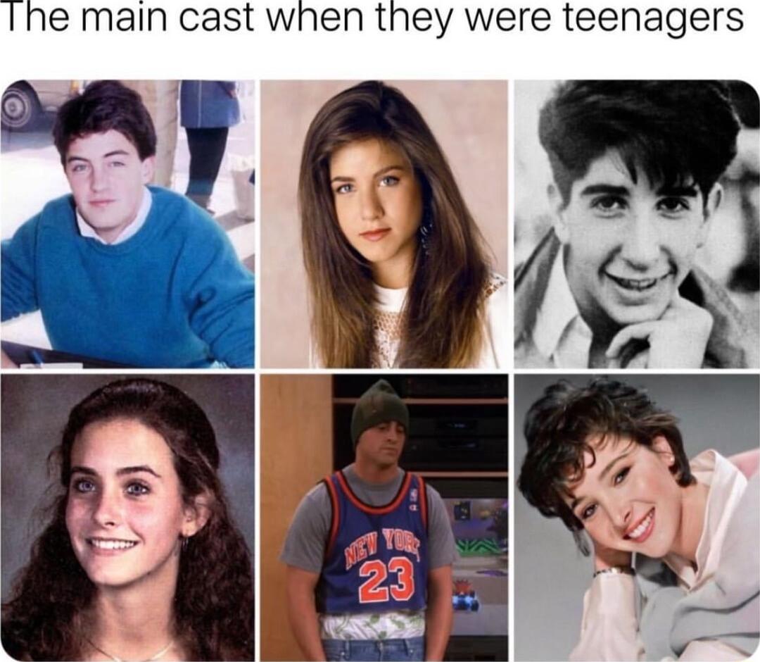 e main cast when they were teenagers