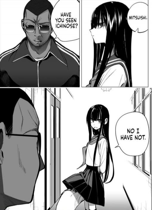 Have you seen Ichinose?
Mitsuishi.
No I have not.