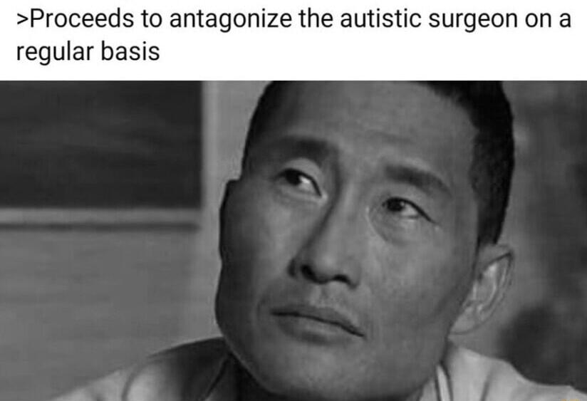 Proceeds to regular basis surgeon on a