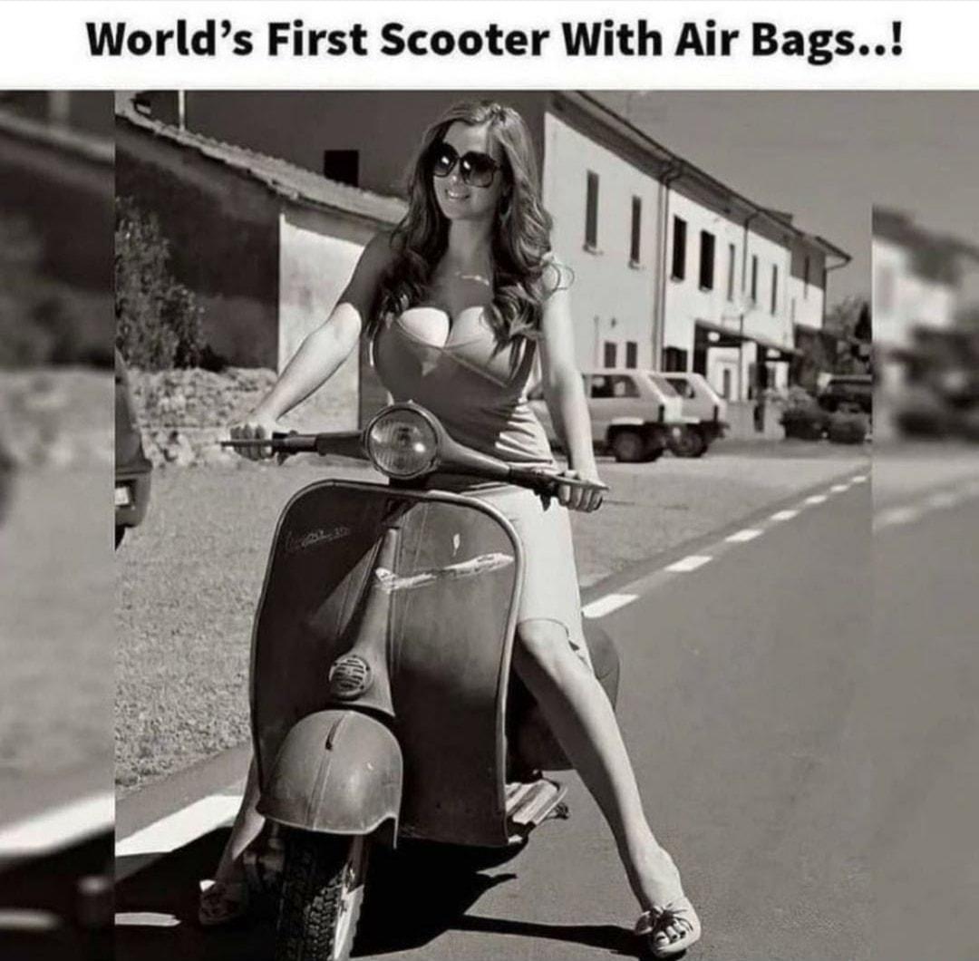 Worlds First Scooter With Air Bags