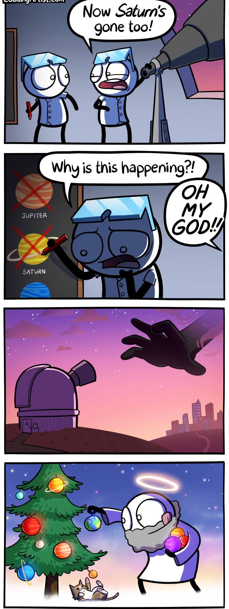 7 Now Saturns Y gone too Why is this happening l e LoadingArtistcom Bonus panels on Patreon J