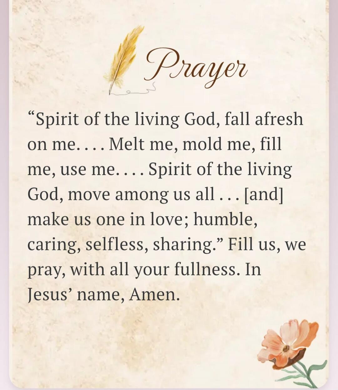Prayer. 