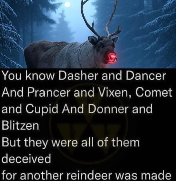 You l A D LT s T Tale WD EToTetT4 And Prancer and Vixen Comet 1ol NOTTe1le WVole HDToToTalTarTole 2 ljwT SN GEVAVE R R R TN o TelTIV T for another reindeer was made