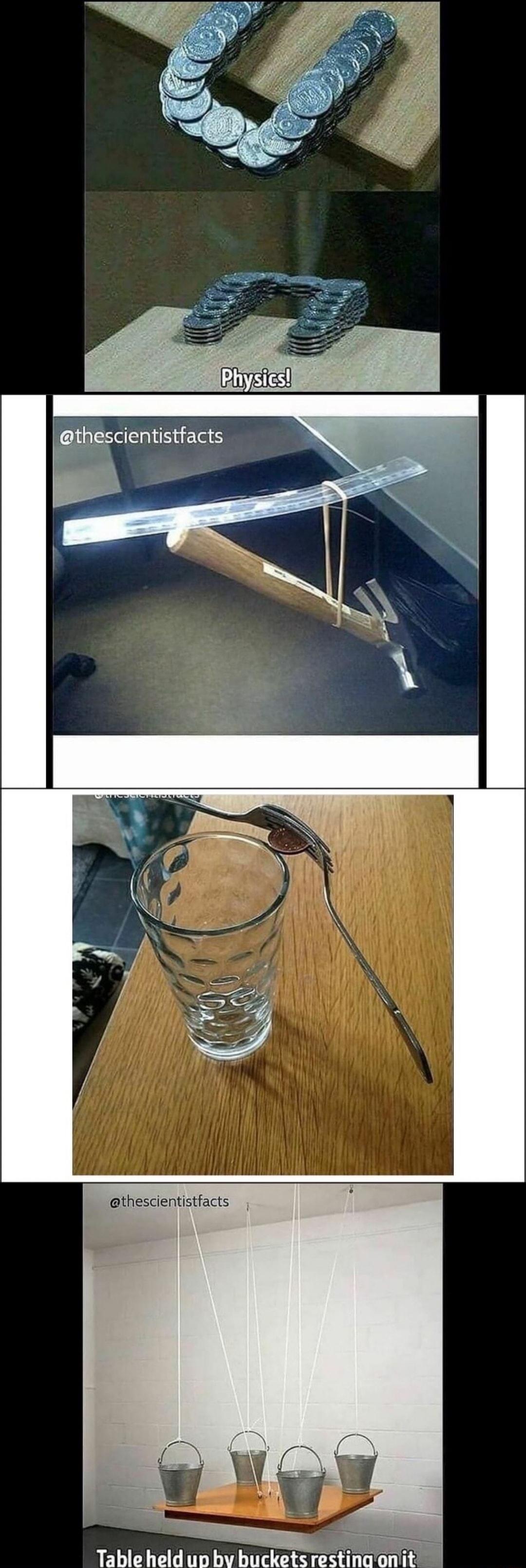 I thescientistfacts Table held up by buckets