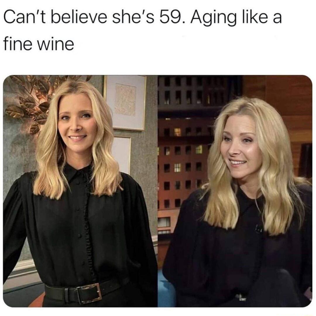 Cant believe shes 59 Aging like a fine wine