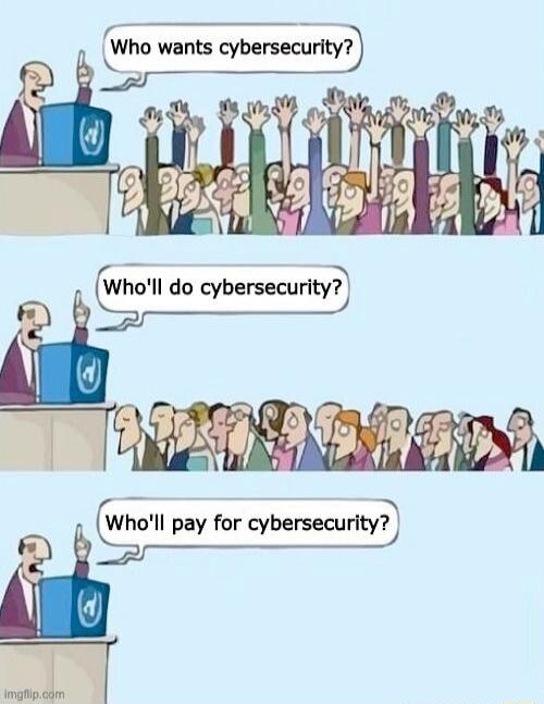 I Vho wants cybersecurity