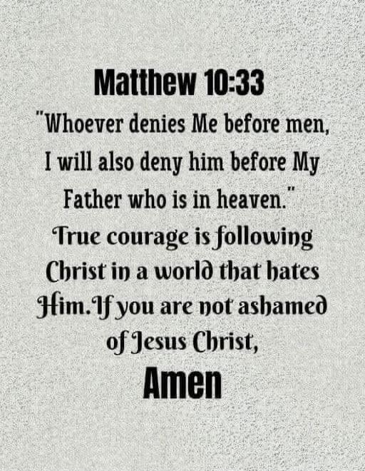 Matthew 10:33 