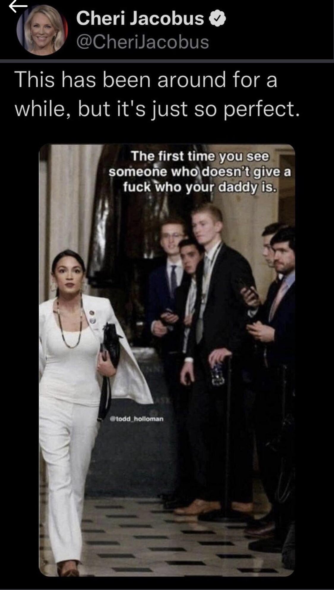 T TR BT IEY TEIETele oI This has been around for a while but its just so perfect fuck Who your da A i