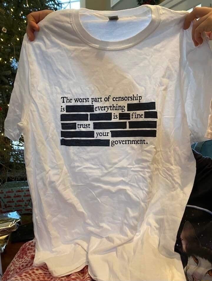 The worst part of censorship is N verything e o