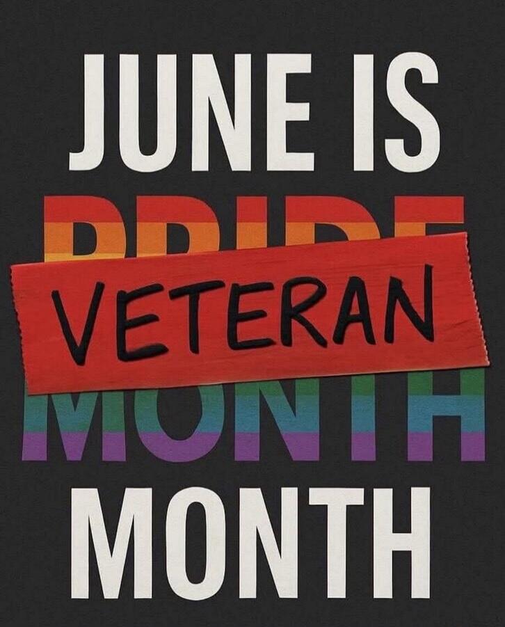 JUNE IS PRIDE VETERAN MONTH