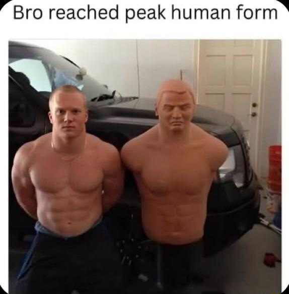 Bro reached peak human form