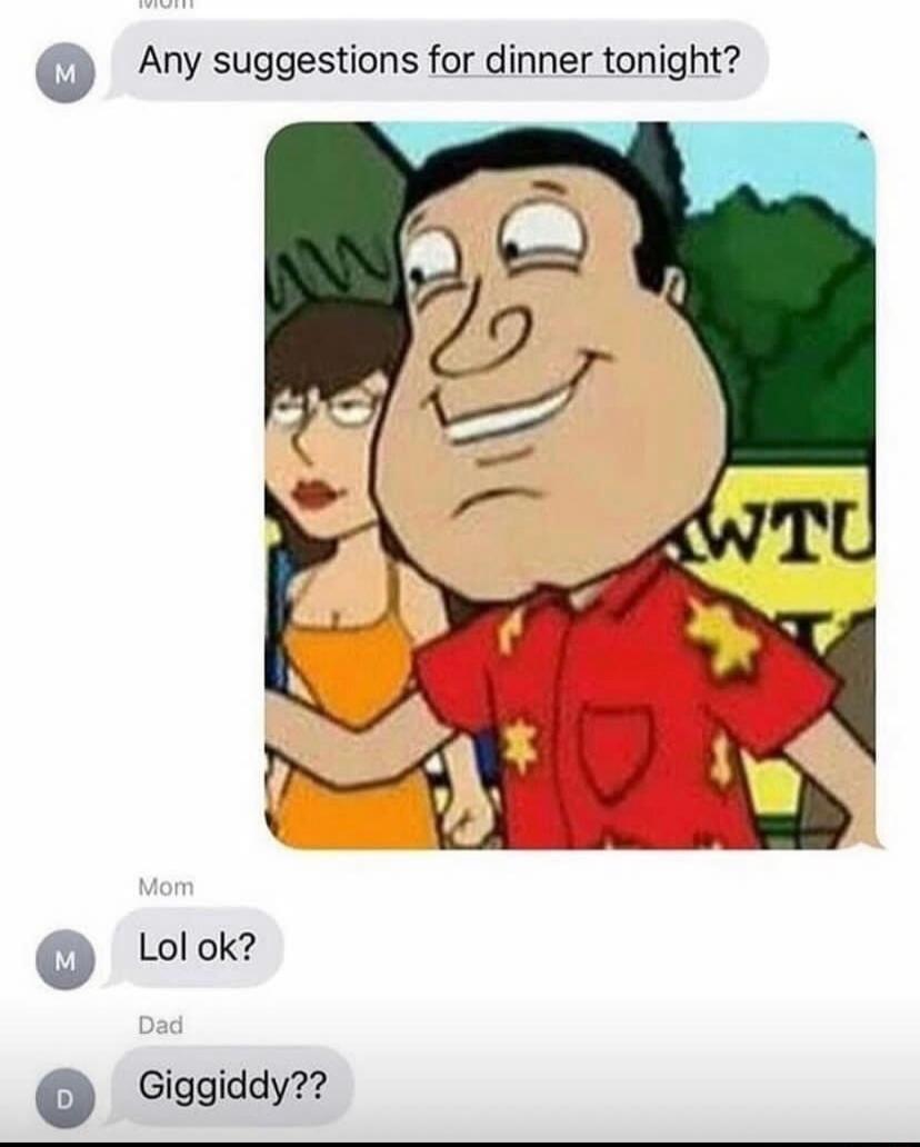 v Any suggestions for dinner tonight