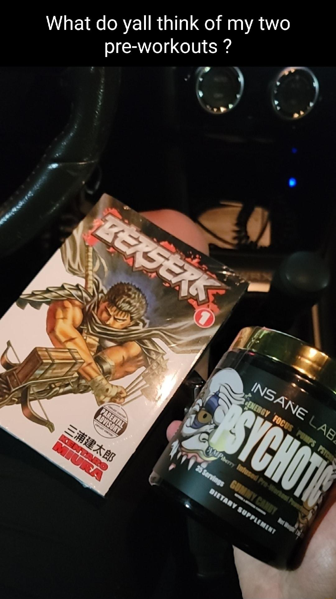 What do yall think of my two pre workouts B v