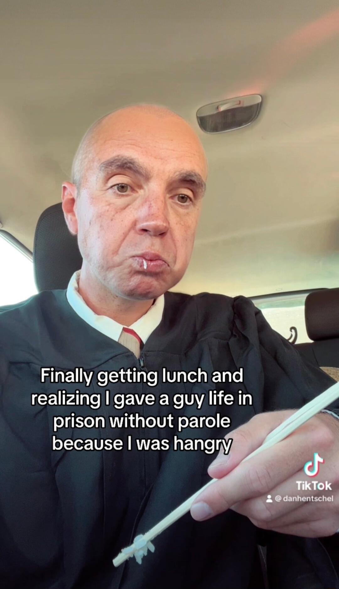 Finally gettig lunch and CEUPA NN EVEE R OVA L AT prison without parole l NN RIES G ET e