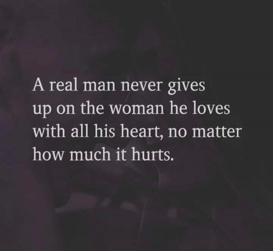 A real man never gives up on the woman he loves with all his heart, no matter how much it hurts.
Session ID: 1048074.