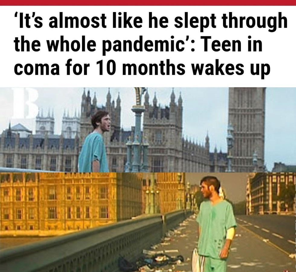 Its almost like he slept through the whole pandemic Teen in coma for 10 months wakes up