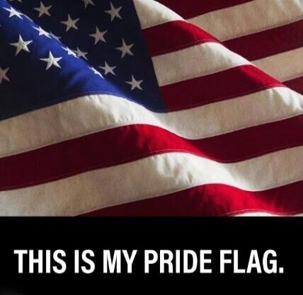 THIS IS MY PRIDE FLAG.
