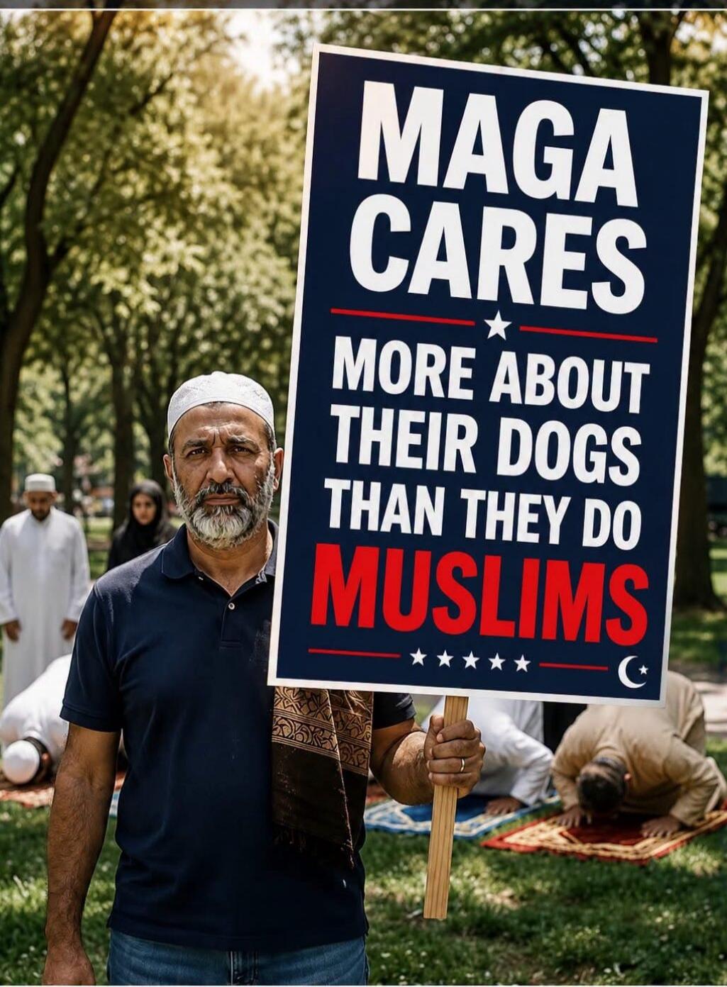 MAGA CARES MORE ABOUT THEIR DOGS THAN THEY DO MUSLIMS