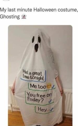 My last minute Halloween costume hosting