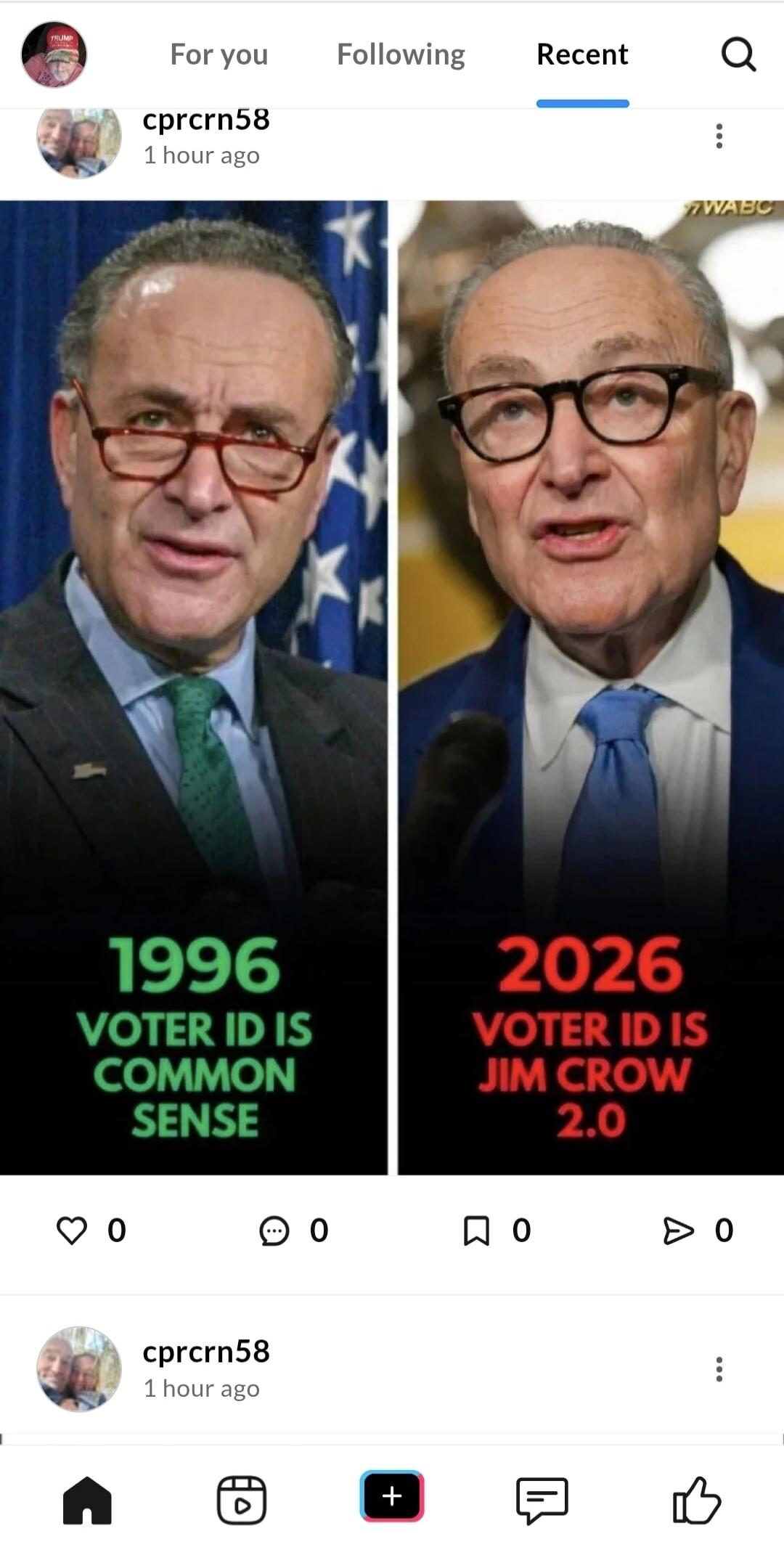 1996 VOTER ID IS COMMON SENSE 2026 VOTER ID IS JIM CROW 2.0