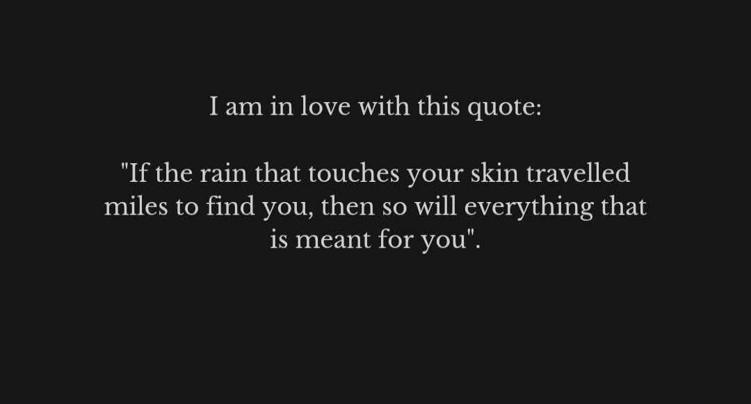 I am in love with this quote: 