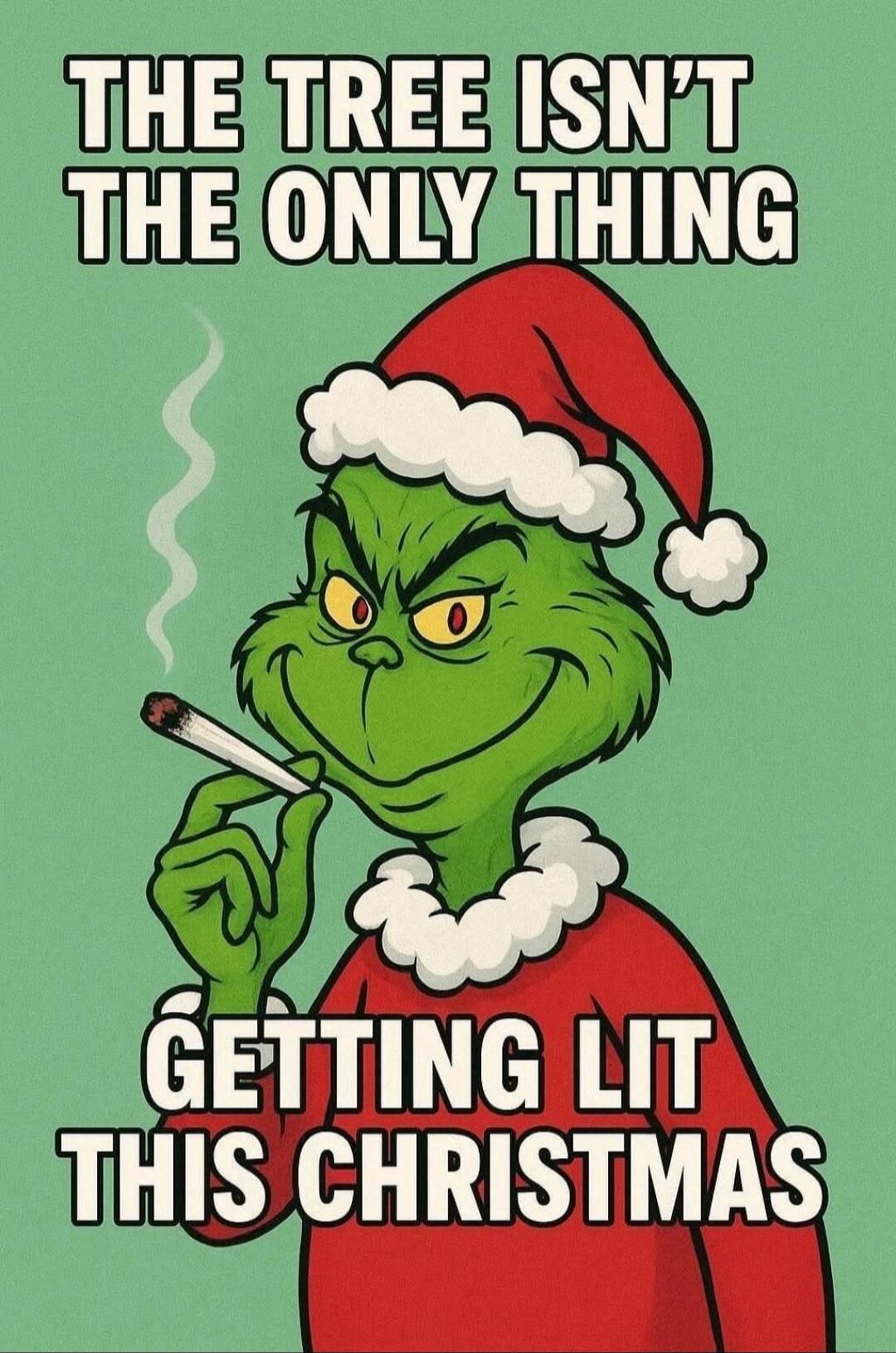 THE TREE ISN'T THE ONLY THING GETTING LIT THIS CHRISTMAS