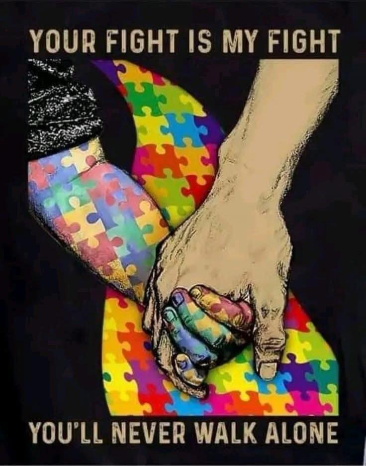 YOUR FIGHT IS MY FIGHT
YOU'LL NEVER WALK ALONE