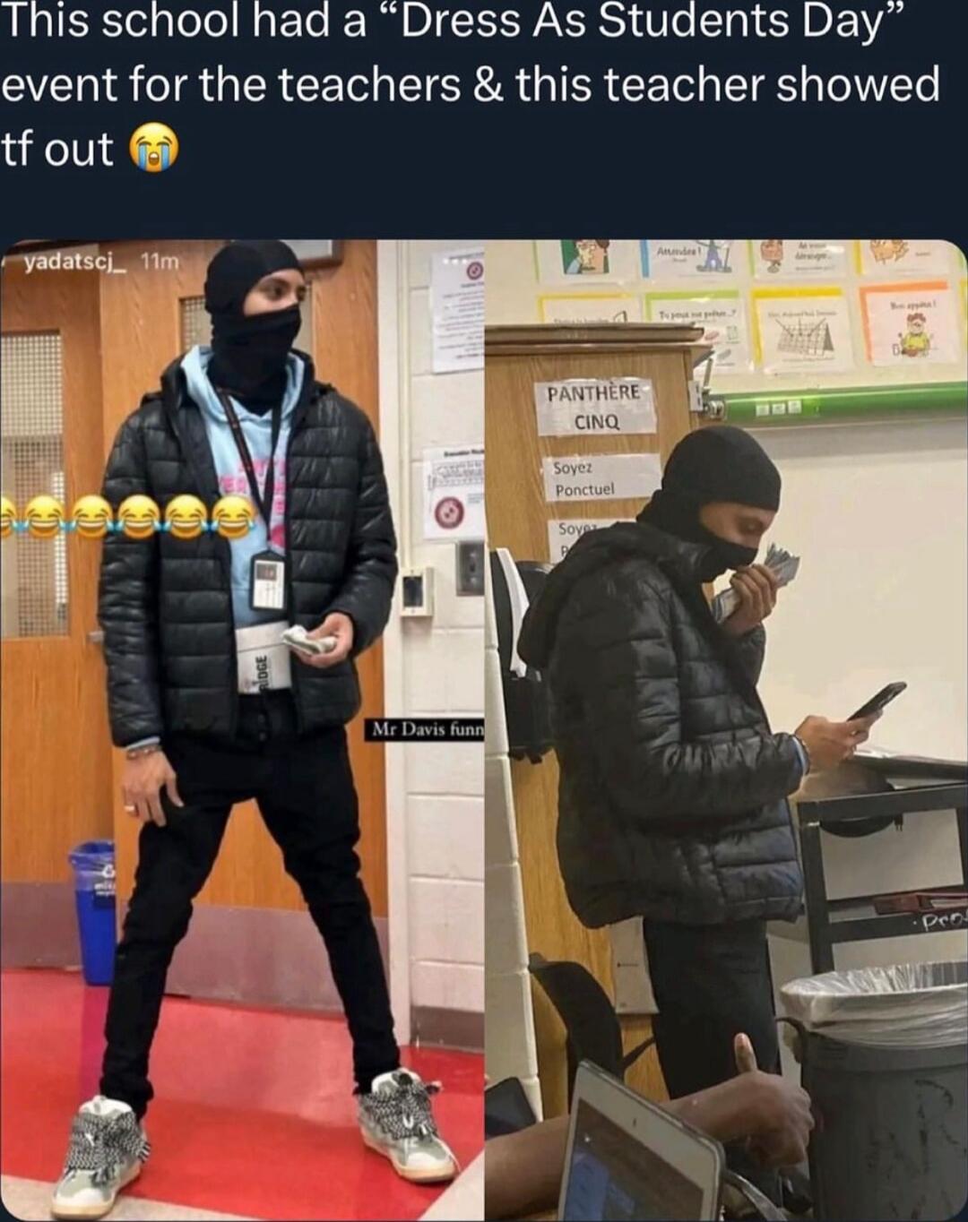 LILalESRTelpTeTel gFTo R BIRRRC RS W e SIg 3 D12 Vi event for the teachers this teacher showed tf out