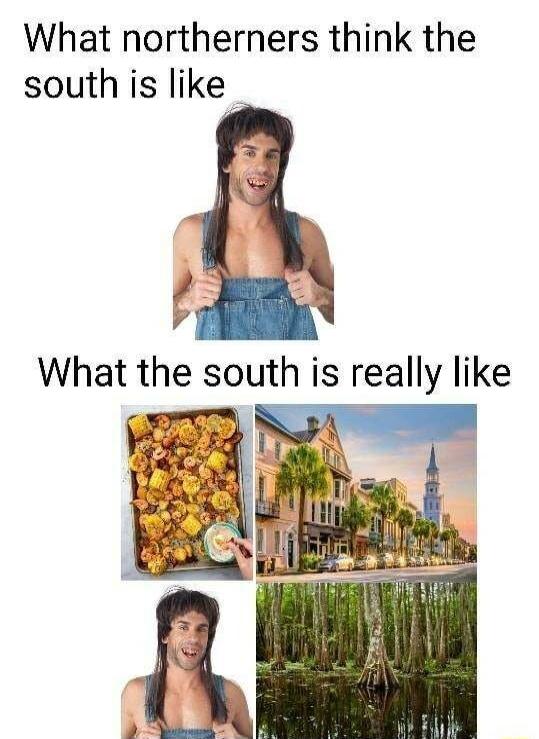 What northerners think the south is like What the south is really like g