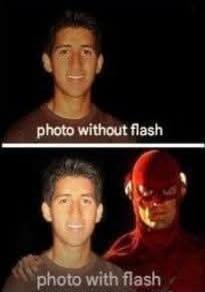 photo without flash photo with flash
