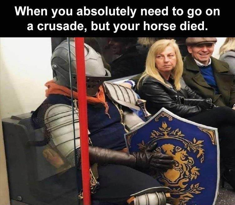 When you absolutely need to go on