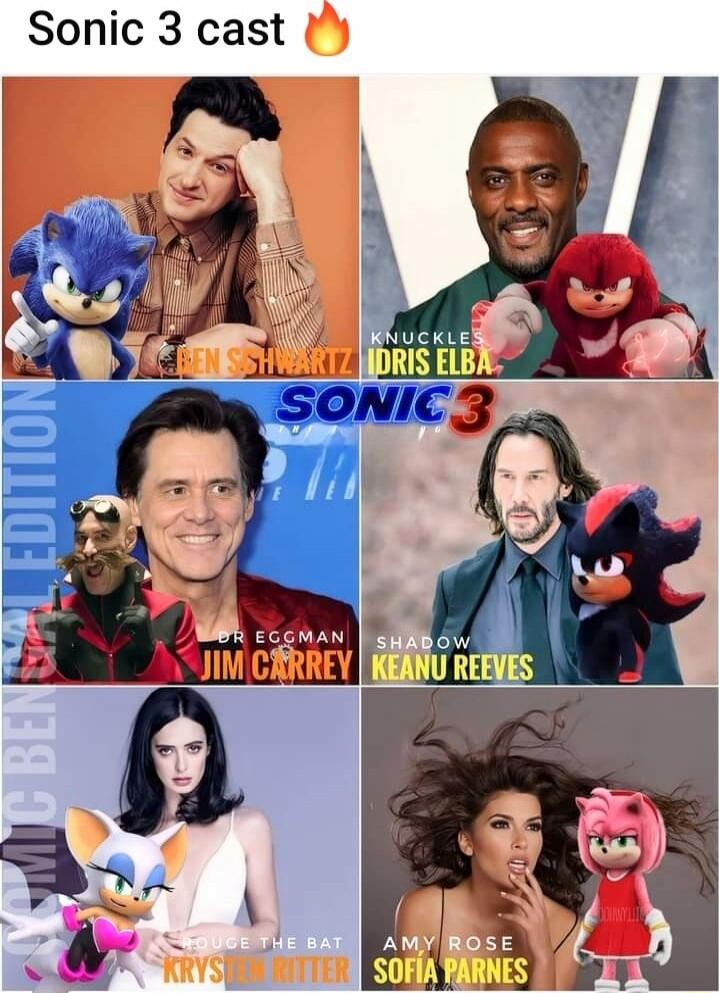 Sonic 3 cast