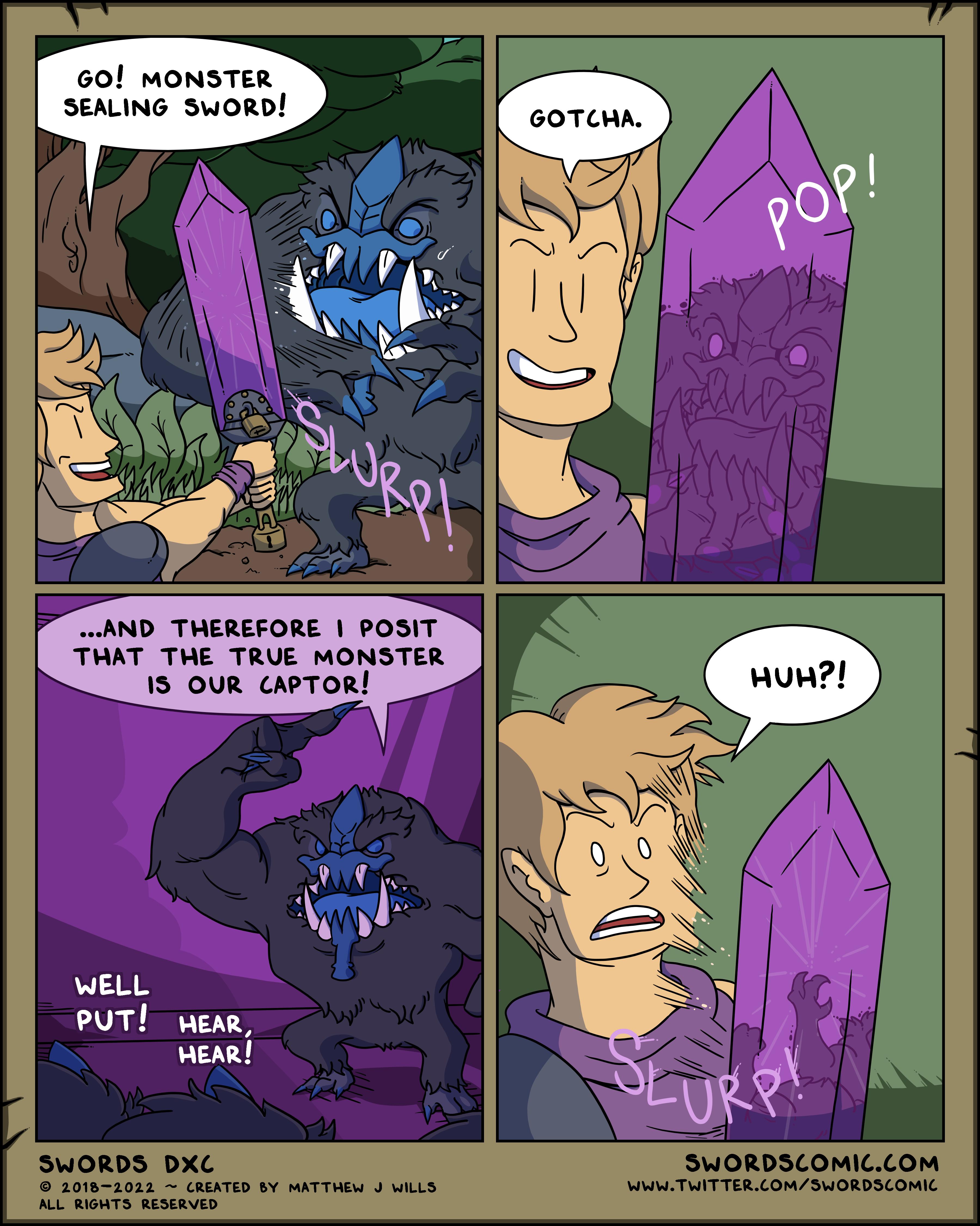 60 MONSTER SEALING SWORD THAT THE TRUE MONSTER 15 OUR CAPTOR