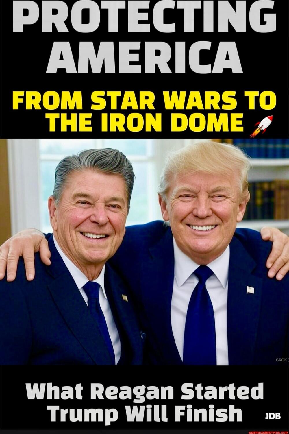 PROTECTING AMERICA FROM STAR WARS TO THE IRON DOME 🚀 What Reagan Started Trump Will Finish